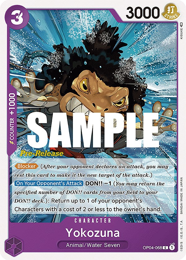 Yokozuna (OP04-068) [Kingdoms of Intrigue Pre-Release Cards]