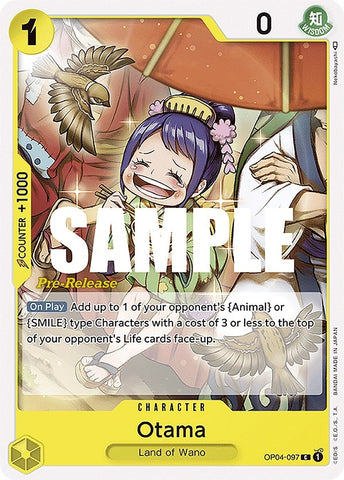 Image for Otama (OP04-097) [Kingdoms of Intrigue Pre-Release Cards] - One Piece Card Game