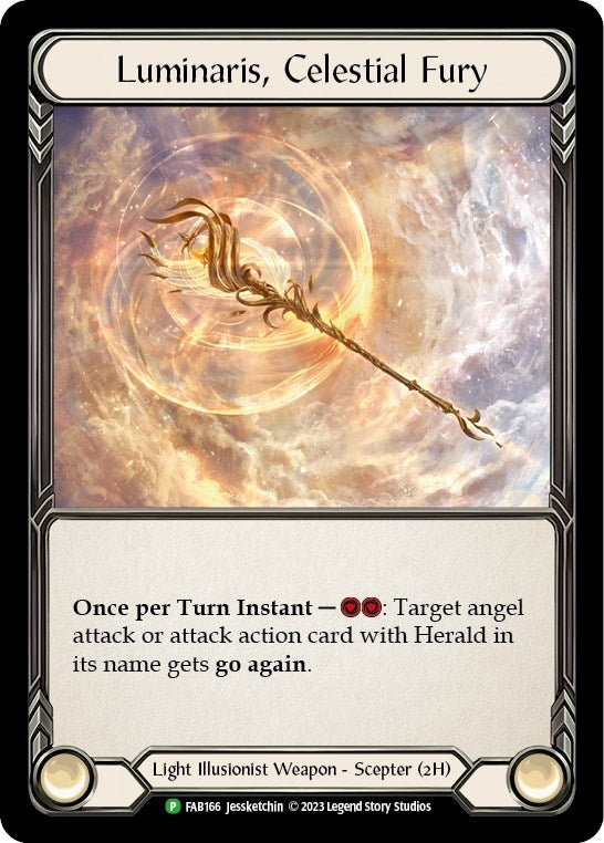 Luminaris, Celestial Fury [FAB166] (Promo) Rainbow Foil