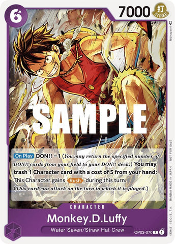 Monkey.D.Luffy (Dash Pack) (OP03-070) [Kingdoms of Intrigue]