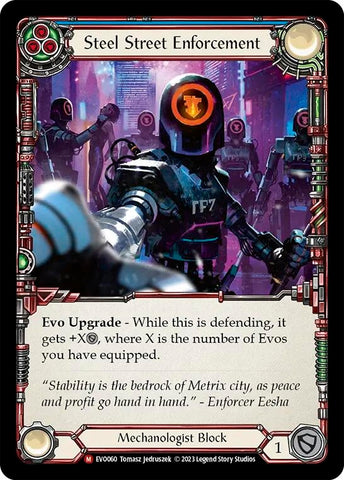 Image for Steel Street Enforcement (EVO060) (Bright Lights) - Flesh and Blood TCG