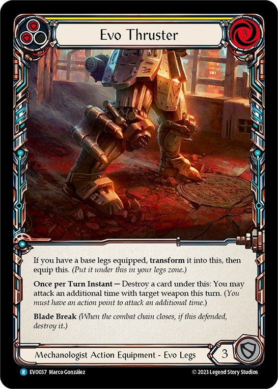 Image for Evo Thruster (EVO037) (Bright Lights) - Flesh and Blood TCG