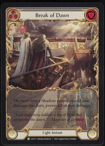 Break of Dawn (Blue) [LGS171] (Promo) Rainbow Foil