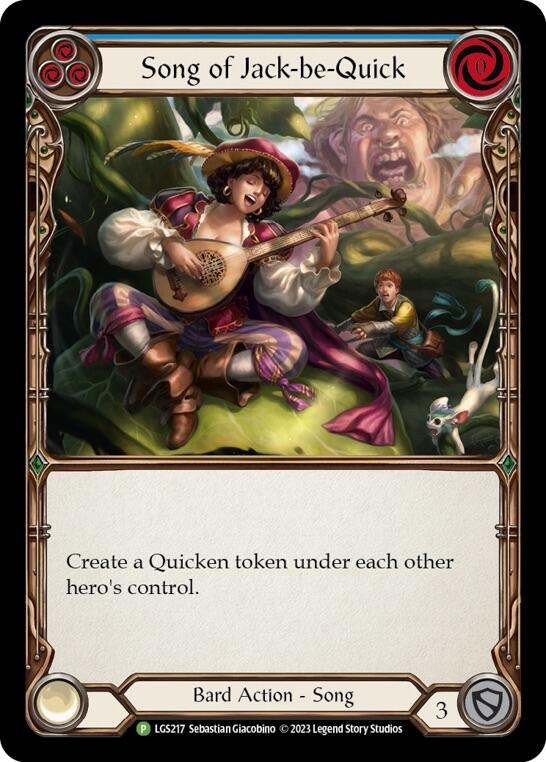 Song of Jack-be-Quick [LGS217] (Promo) Rainbow Foil