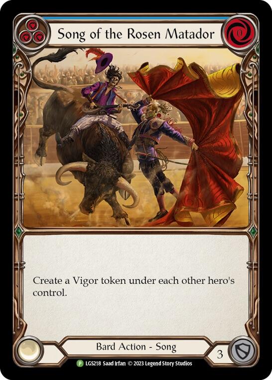 Song of the Rosen Matador [LGS218] (Promo) Rainbow Foil