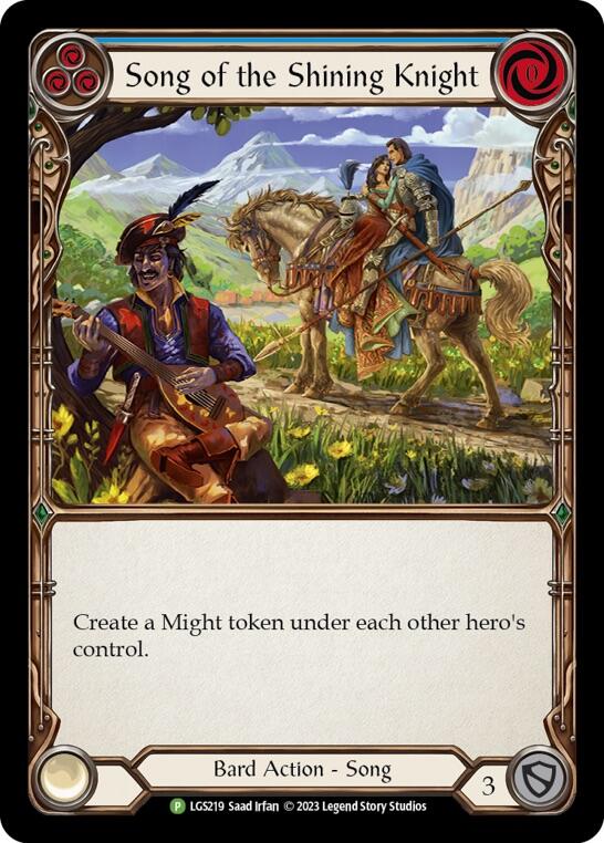Song of the Shining Knight [LGS219] (Promo) Rainbow Foil