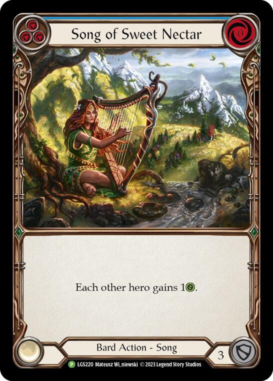 Song of Sweet Nectar [LGS220] (Promo) Rainbow Foil