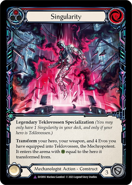 Image for Singularity // Teklovossen, the Mechropotent (Marvel) (EVO010) (Bright Lights) - Flesh and Blood TCG