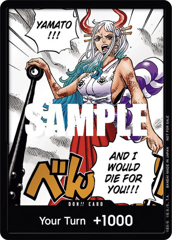 DON!! Card (Yamato) (1st Anniversary DON!! Card Pack) (PR-DON) [One Piece Promotion Cards]
