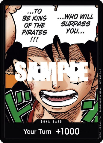 DON!! Card (Monkey.D.Luffy) (1st Anniversary DON!! Card Pack) (PR-DON) [One Piece Promotion Cards]