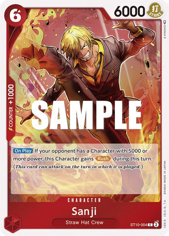 Sanji (ST10-004) [Ultra Deck - The Three Captains]