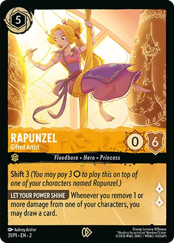 Rapunzel - Gifted Artist (31) [Disney Lorcana Promo Cards]
