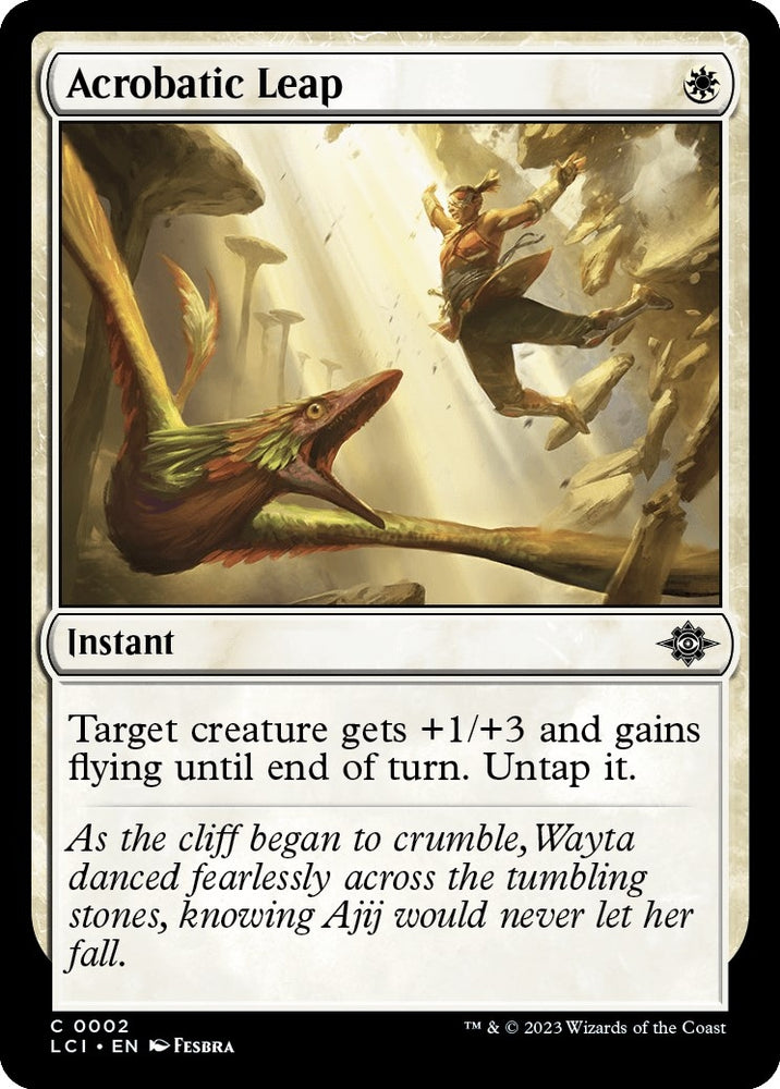 Acrobatic Leap [The Lost Caverns of Ixalan]