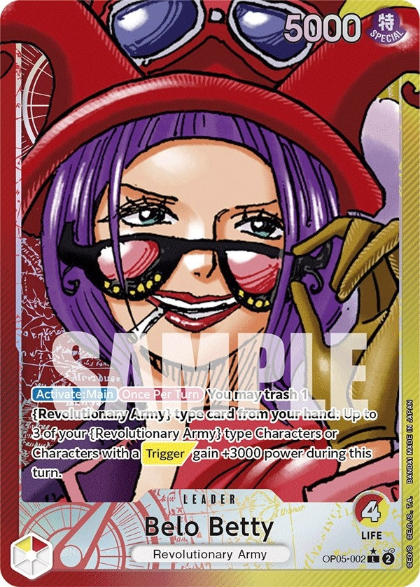 Image for Belo Betty (002) (Alternate Art) (OP05-002) [Awakening of the New Era] - One Piece Card Game