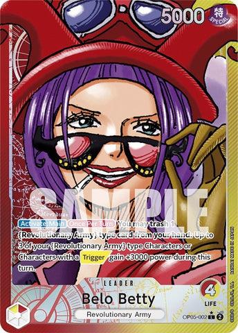 Image for Belo Betty (002) (Alternate Art) (OP05-002) [Awakening of the New Era] - One Piece Card Game