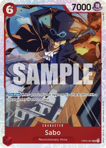 Image for Sabo (007) (OP05-007) [Awakening of the New Era] - One Piece Card Game