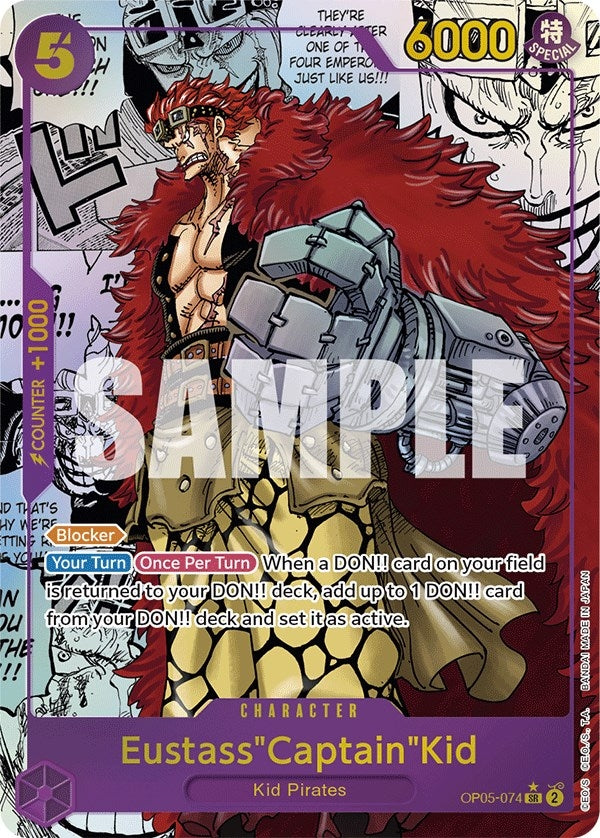 Image for Eustass"Captain"Kid (Alternate Art) (Manga) (OP05-074) [Awakening of the New Era] - One Piece Card Game