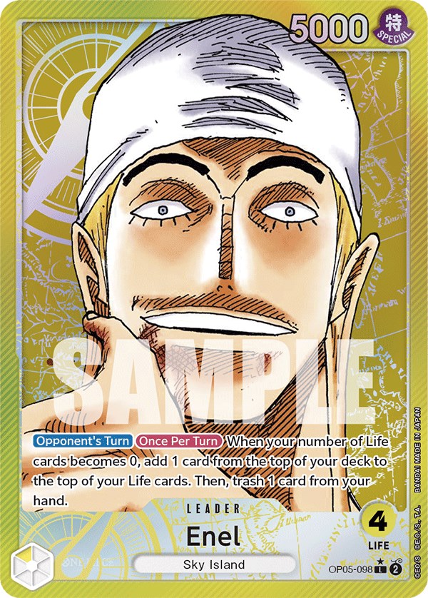 Enel (Alternate Art) (OP05-098) [Awakening of the New Era]