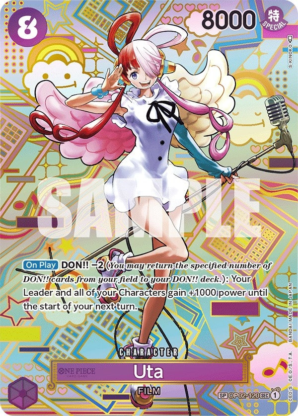 Image for Uta (SP) (OP02-120) [Awakening of the New Era] - One Piece Card Game