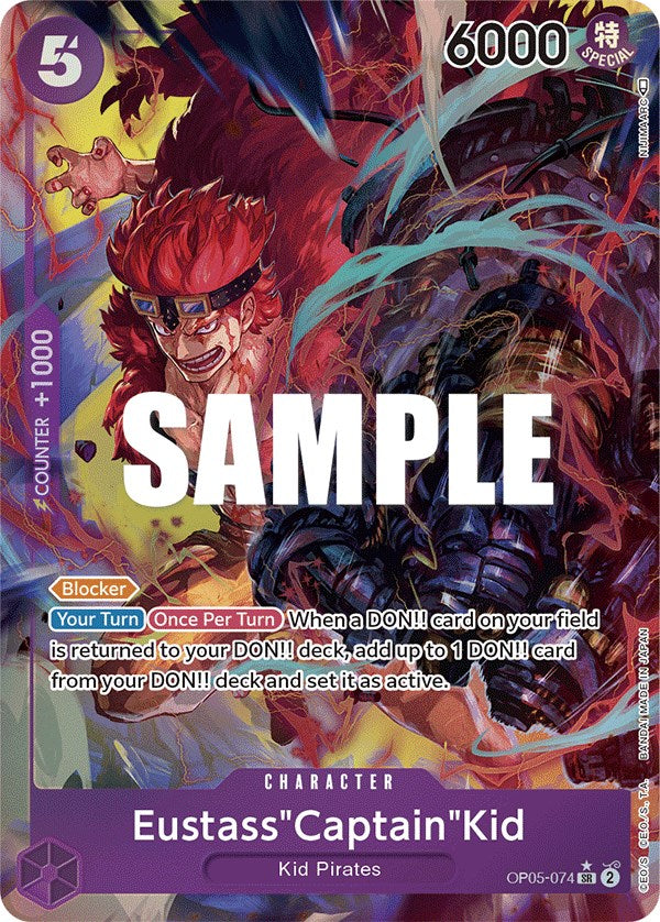 Eustass"Captain"Kid (Alternate Art) (OP05-074) [Awakening of the New Era]