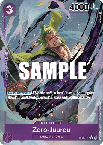 Image for Zoro-Juurou (Alternate Art) (OP05-067) [Awakening of the New Era] - One Piece Card Game