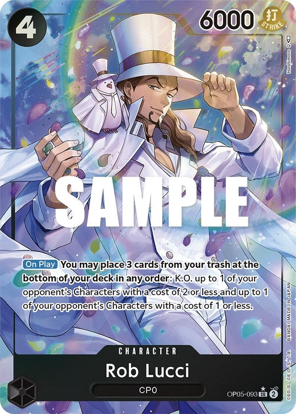 Image for Rob Lucci (093) (Alternate Art) (OP05-093) [Awakening of the New Era] - One Piece Card Game