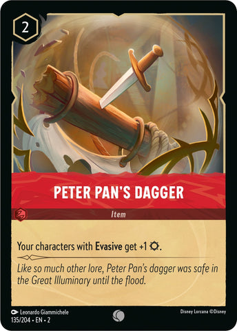 Image for Peter Pan's Dagger (135/204) [Rise of the Floodborn]