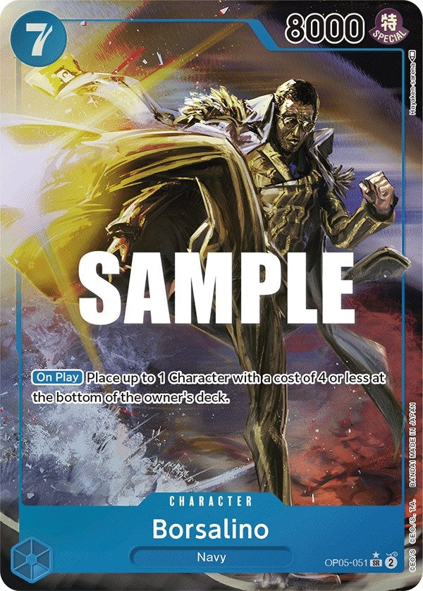Image for Borsalino (Alternate Art) (OP05-051) [Awakening of the New Era] - One Piece Card Game
