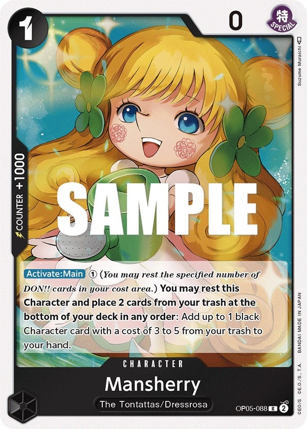 Image for Mansherry (OP05-088) [Awakening of the New Era] - One Piece Card Game