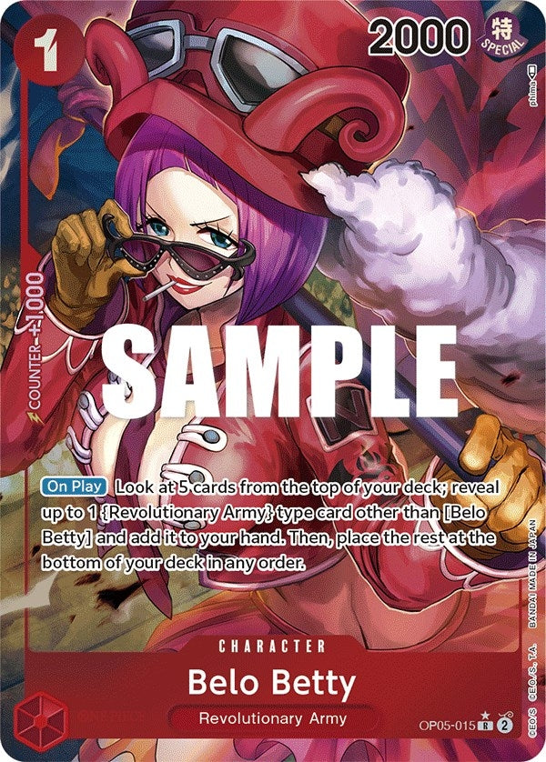 Image for Belo Betty (015) (Alternate Art) (OP05-015) [Awakening of the New Era] - One Piece Card Game