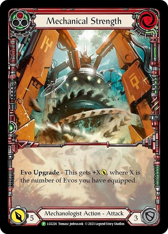 Mechanical Strength (Red) [LGS224] (Promo) Rainbow Foil