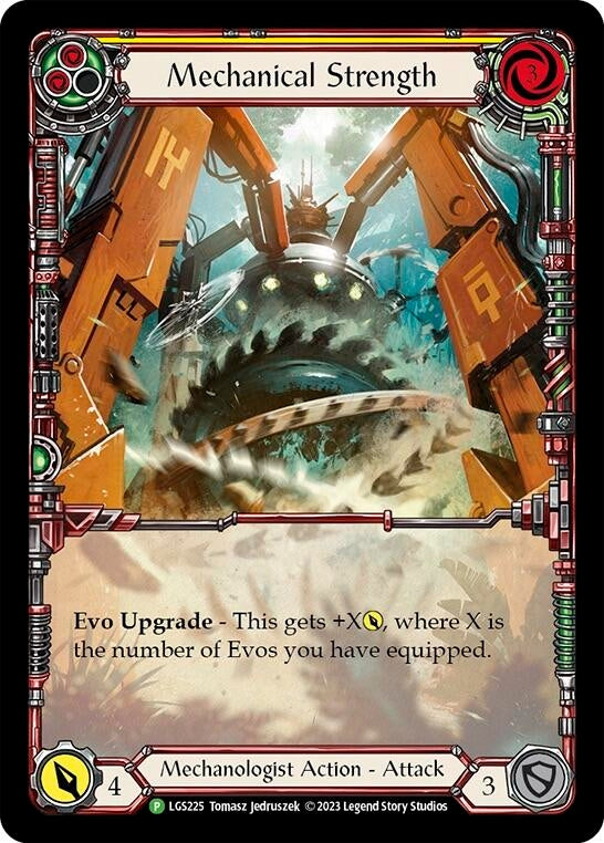 Mechanical Strength (Yellow) [LGS225] (Promo) Rainbow Foil