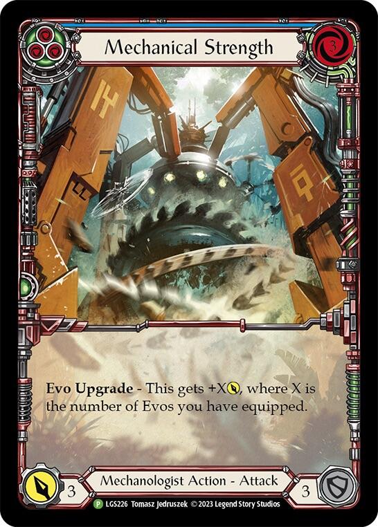 Mechanical Strength (Blue) [LGS226] (Promo) Rainbow Foil