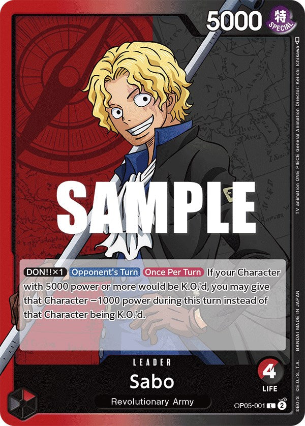 Sabo (OP05-001) [Awakening of the New Era]