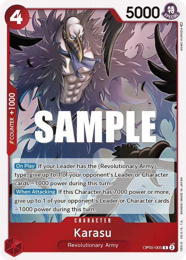 Image for Karasu (OP05-005) [Awakening of the New Era] - One Piece Card Game