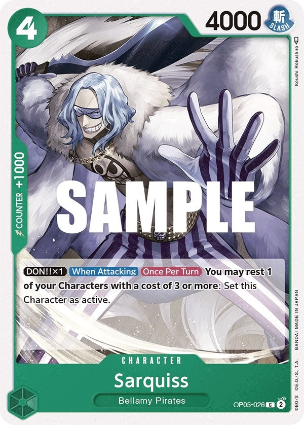 Image for Sarquiss (OP05-026) [Awakening of the New Era] - One Piece Card Game