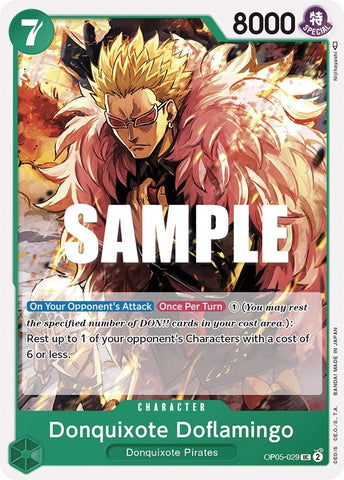 Image for Donquixote Doflamingo (029) (OP05-029) - One Piece Card Game