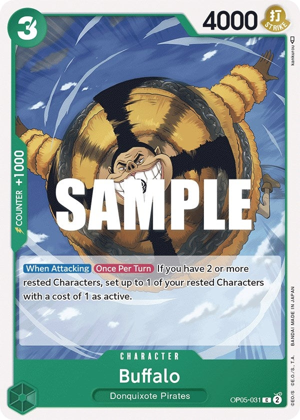 Image for Buffalo (OP05-031) [Awakening of the New Era] - One Piece Card Game
