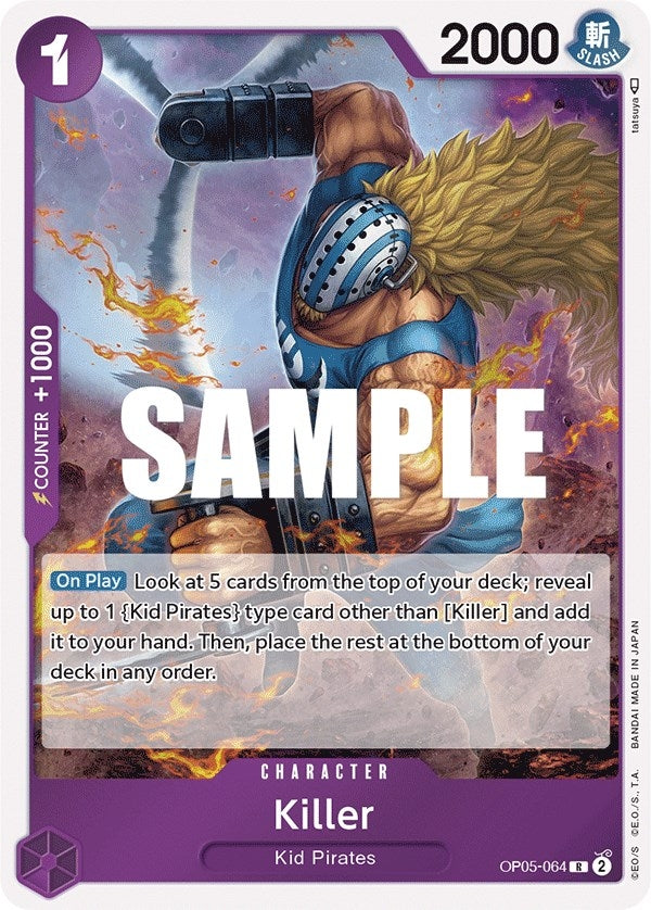 Image for Killer (OP05-064) [Awakening of the New Era] - One Piece Card Game