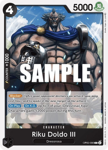 Image for Riku Doldo III (OP05-090) [Awakening of the New Era] - One Piece Card Game