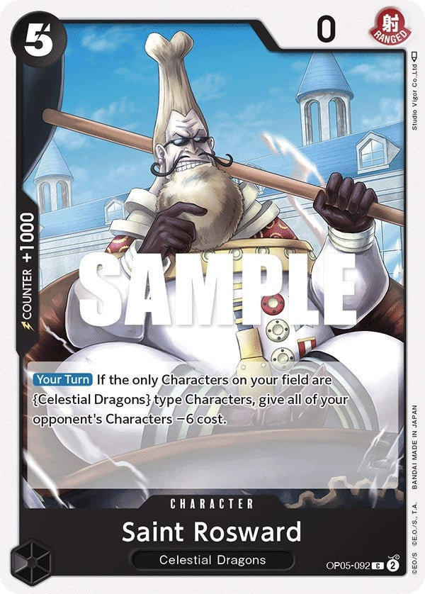 Image for Saint Rosward (OP05-092) [Awakening of the New Era] - One Piece Card Game
