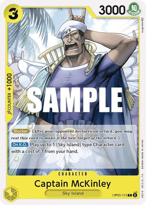 Image for Captain McKinley (OP05-112) [Awakening of the New Era] - One Piece Card Game