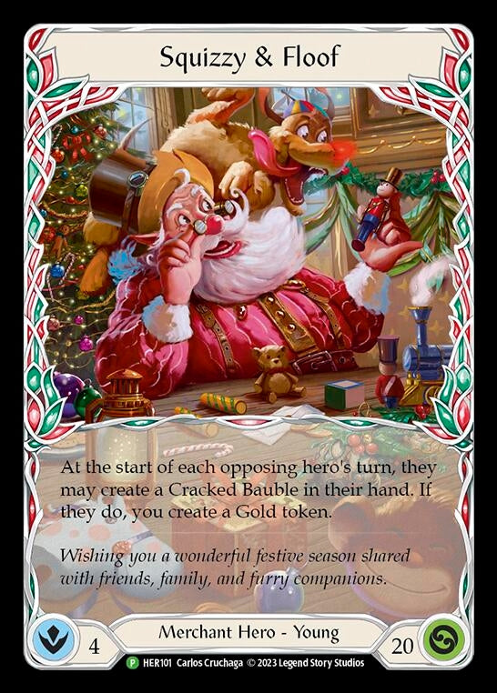 Squizzy & Floof [HER101] (Promo) Rainbow Foil