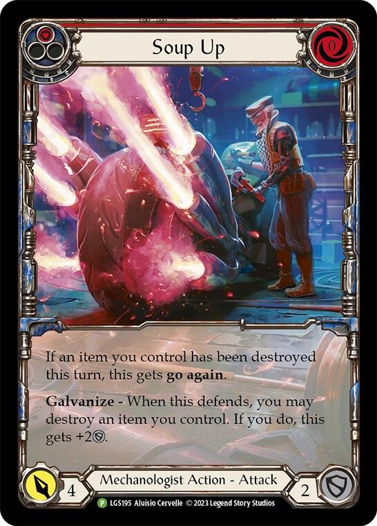 Soup Up (Red) [LGS195] (Promo) Rainbow Foil