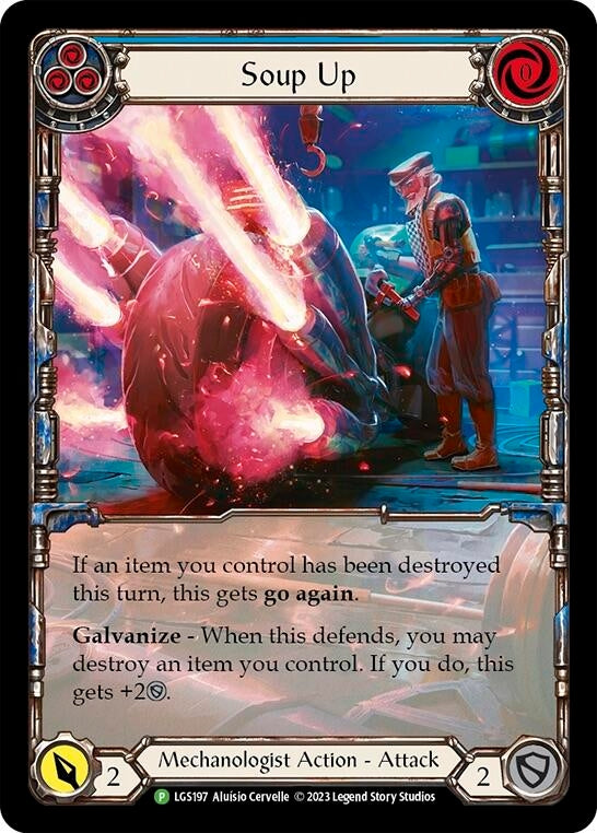 Soup Up (Blue) [LGS197] (Promo) Rainbow Foil