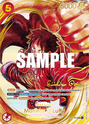 Monkey.D.Luffy (Alternate Art) (Gold-Stamped Signature) ST01-012 [Starter Deck: Straw Hat Crew]