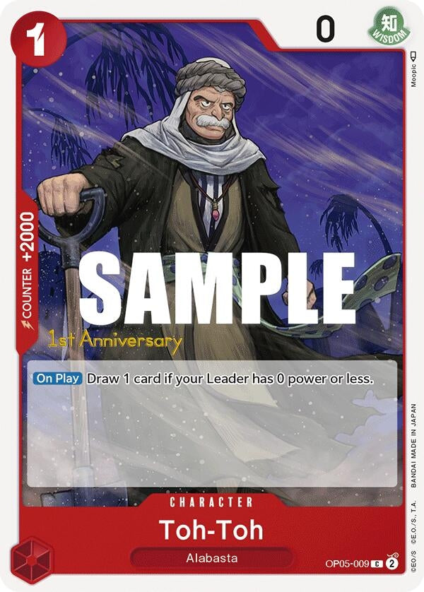 Image for Toh-Toh (OP05-009) [Awakening of the New Era: 1st Anniversary Tournament Cards] - One Piece Card Game