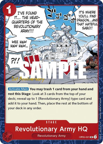 Image for Revolutionary Army HQ (OP05-021) [Awakening of the New Era: 1st Anniversary Tournament Cards] - One Piece Card Game