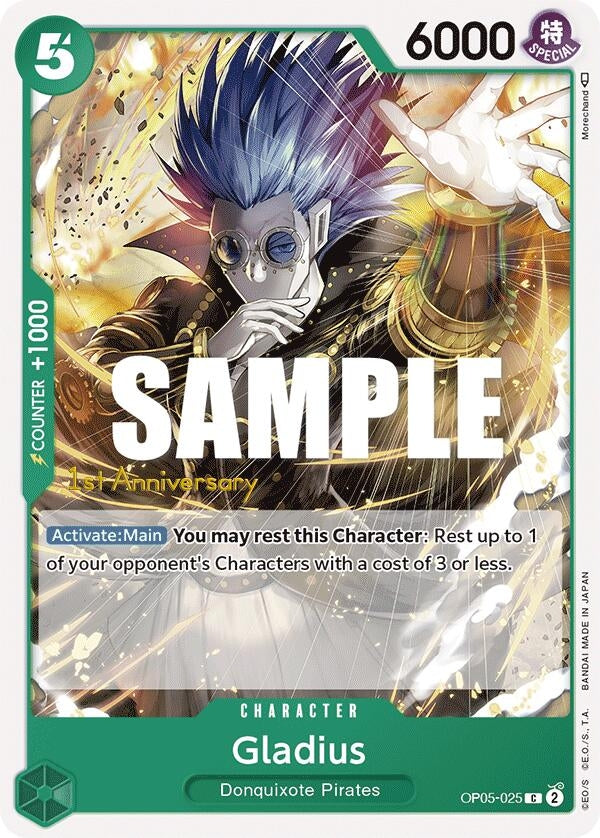 Image for Gladius (OP05-025) [Awakening of the New Era: 1st Anniversary Tournament Cards] - One Piece Card Game