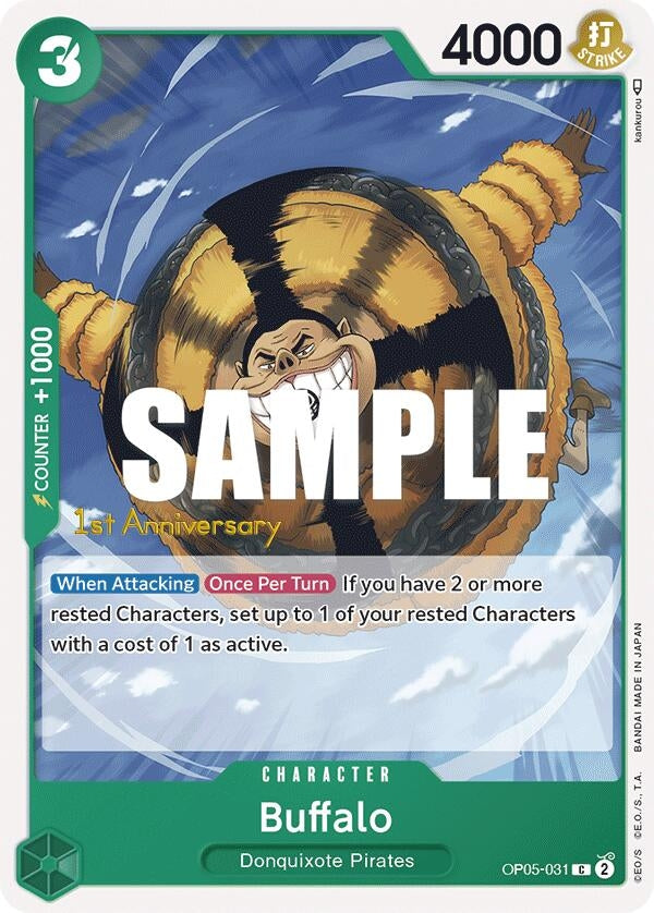 Image for Buffalo (OP05-031) [Awakening of the New Era: 1st Anniversary Tournament Cards] - One Piece Card Game